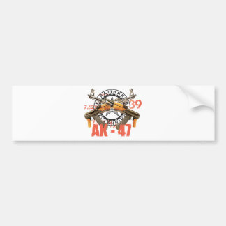 RARE AK-47 RUSSIAN ARMY KALASHNIKOV GUN MILITARY BUMPER STICKER