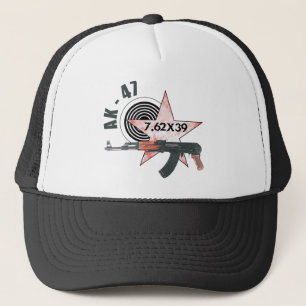 RARE AK-47 RUSSIAN ARMY KALASHNIKOV GUN MILITARY TRUCKER HAT