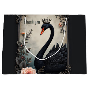 Rare as a black swan, timeless as true love.  large gift bag