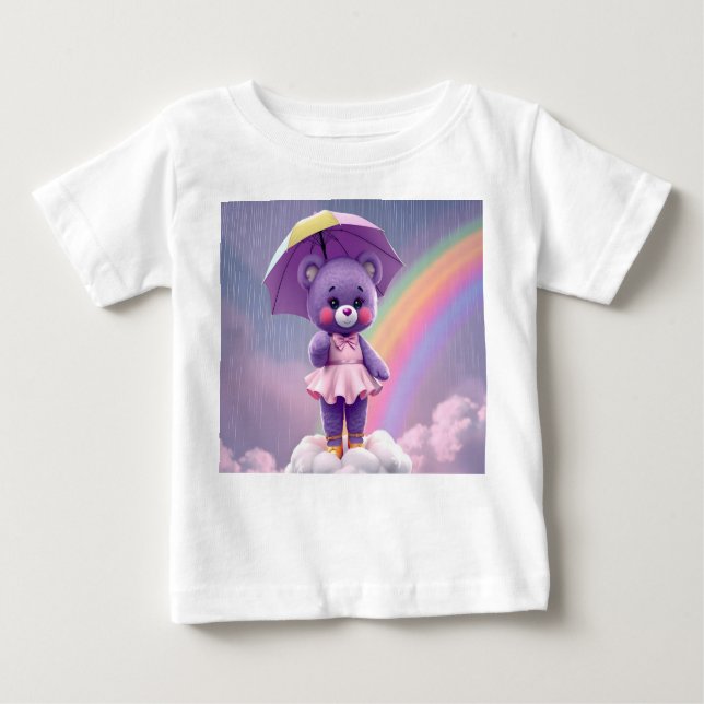 Rare Bear ~ Purple Baby T-Shirt (Front)