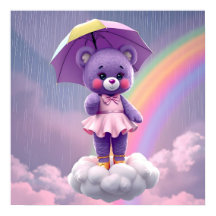 Rare Bear ~ Purple
