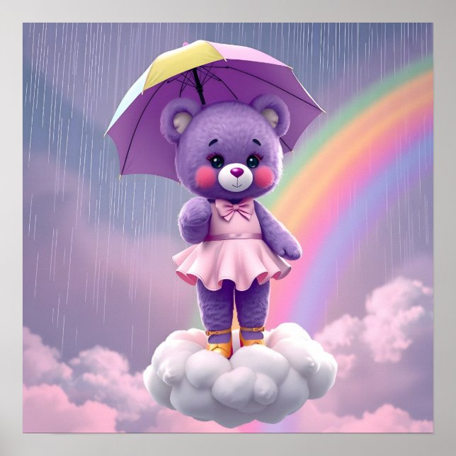 Rare Bear ~ Purple Poster (Front)