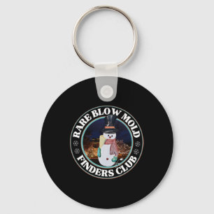 Rare Blow Mould Finders Club Logo Style Christmas Key Ring