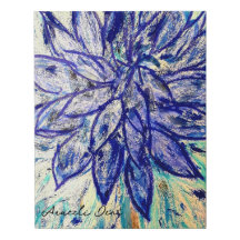 Rare Blue Dahlia Flower