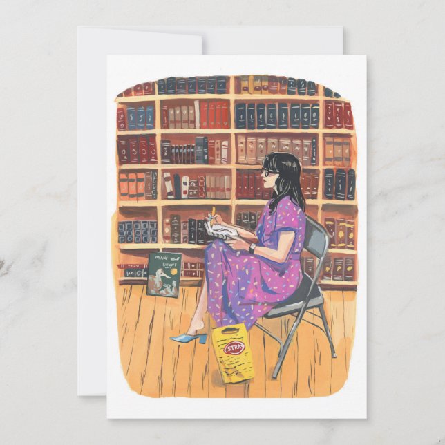 Rare Books Room at The Strand, NYC Invitation (Front)