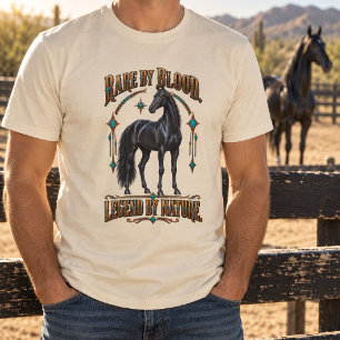 Rare by Blood Legend by Nature Black Akhal-Teke T-Shirt