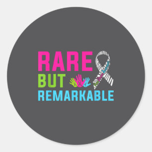 Rare Disease Awareness Day 2026 Rare Remarkable Ze Classic Round Sticker