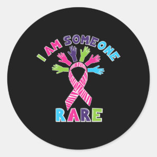 Rare Disease Awareness Day I Am Someone Rare 1  Classic Round Sticker