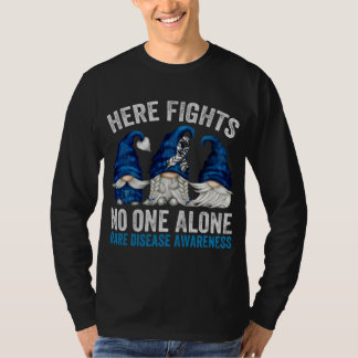 Rare Disease Awareness Gnomes - Here Fights No One T-Shirt