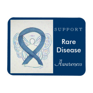 Rare Disease Awareness Ribbon Angel Custom Magnet