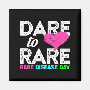 Rare Disease Awareness Shirt - Dare To Rare Diseas Magnet
