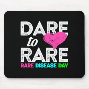Rare Disease Awareness Shirt - Dare To Rare Diseas Mouse Pad