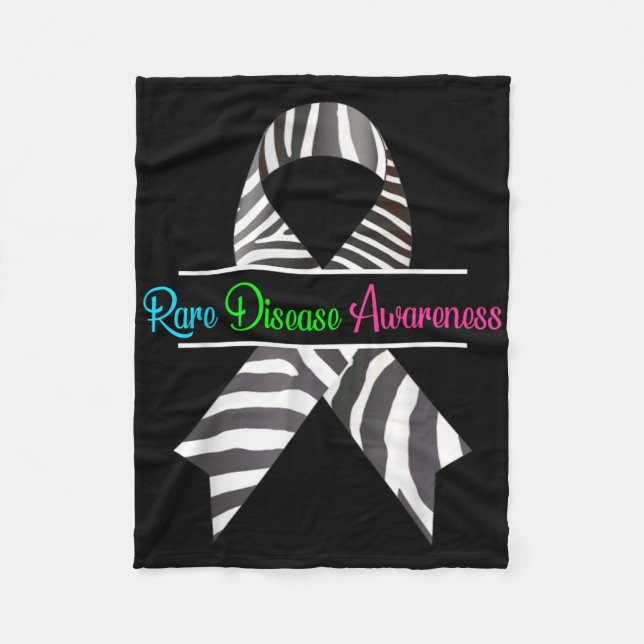Rare Disease Awareness Shirt - Rare Disease Day 20 Fleece Blanket (Front)