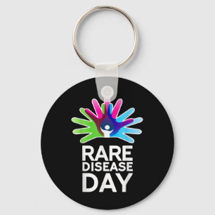 Rare Disease Awareness Shirt - Rare Disease Day 20 Key Ring