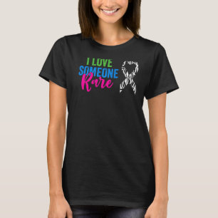 Rare Disease Awareness Tee I Love Someone Rare Zeb