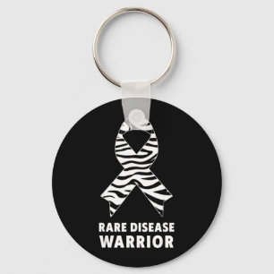 Rare Disease Day 2026 Shirt - Zebra Rare Disease Key Ring