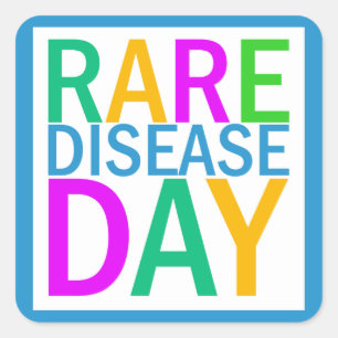 Rare Disease Day sticker sheet