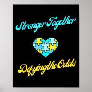 Rare Disease Day Stronger Together Defying The Odd Poster