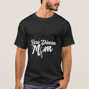 Rare Disease Mum Zebra Ribbon Rare Disease Awarene T-Shirt