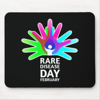 Rare Diseases Day 2022 - Rare Disease Awareness T- Mouse Pad