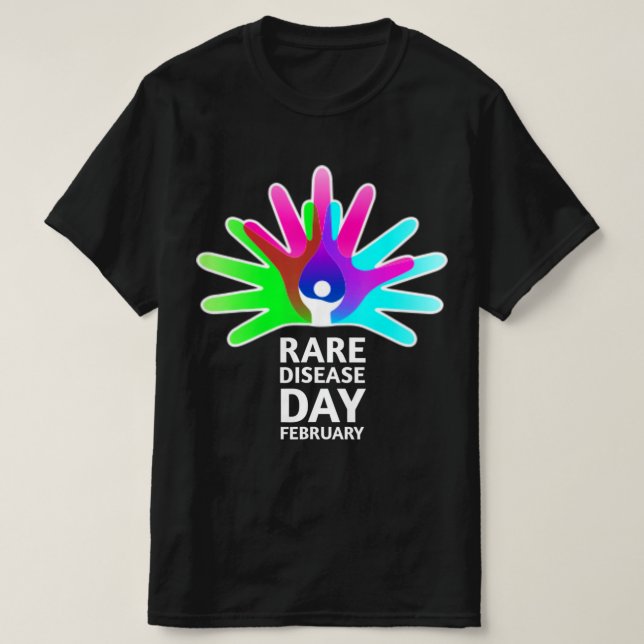 Rare Diseases Day 2022 - Rare Disease Awareness T- T-Shirt (Design Front)