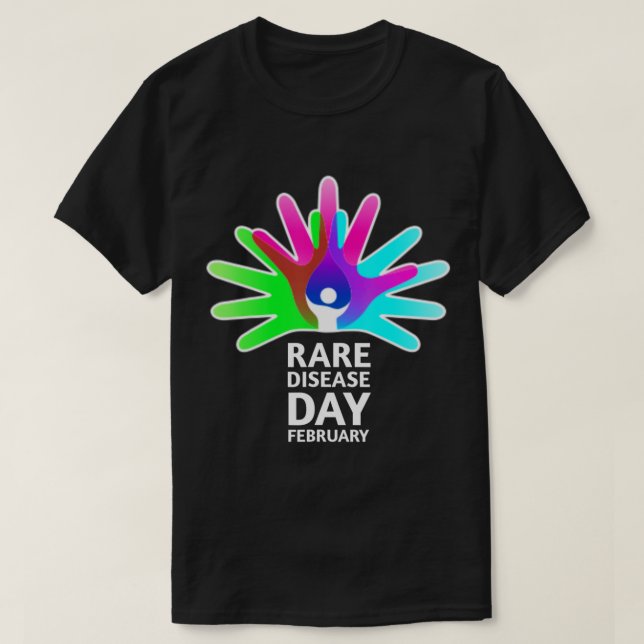 Rare Diseases Day 2022 - Rare Disease Awareness T- T-Shirt (Design Front)