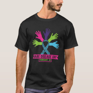 Rare Diseases Day 28 February 2022 Rare Disease Aw T-Shirt