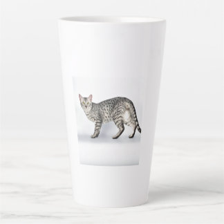 Rare Egyptian Mau Cat Latte Mug