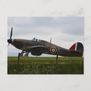 Rare Hawker Hurricane Postcard