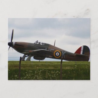Rare Hawker Hurricane Postcard