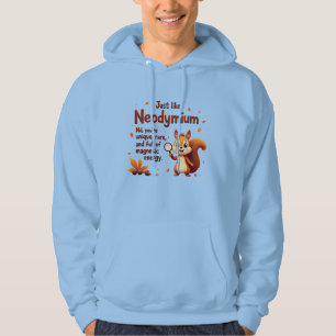 Rare Like Neodymium – Cute Squirrel Thanksgiving Hoodie