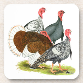 Rare Turkey Quartet Coaster
