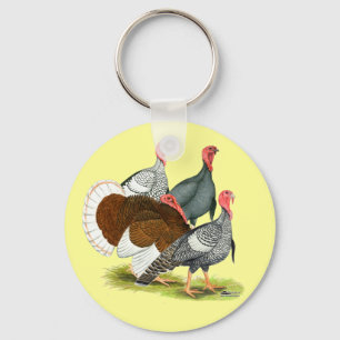 Rare Turkey Quartet Key Ring