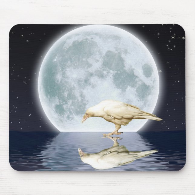 Rare White Raven ~ 2010 Mouse Pad (Front)