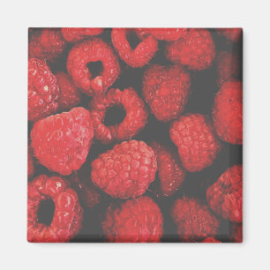 "RASBERRIES" FOOD REFRIDGERATOR MAGNET
