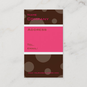 rasberry chocolate bubble, vertical profile cards