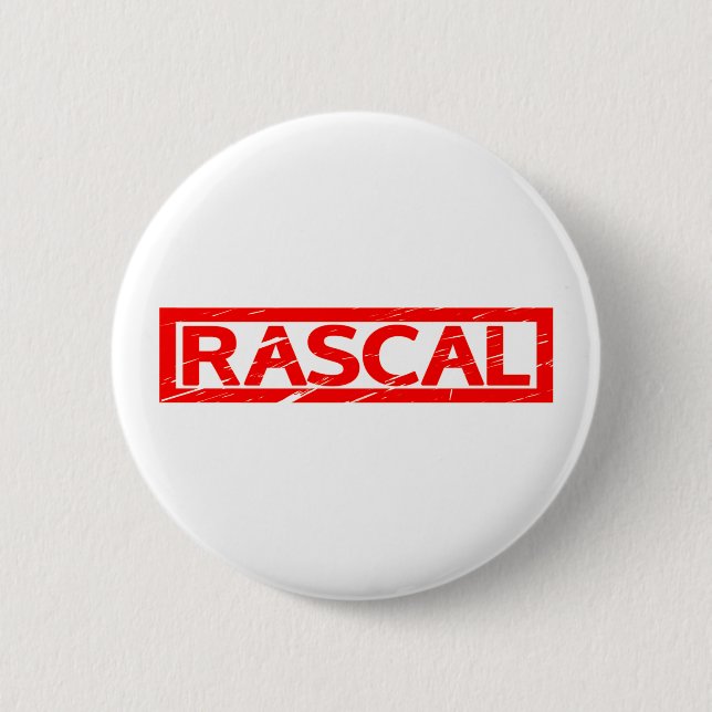 Rascal Stamp 6 Cm Round Badge (Front)