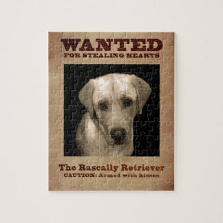 Rascally Retriever, aka Yellow Lab Jigsaw Puzzle