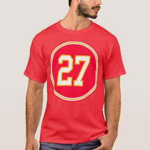 Rashad Fenton Number 27 Jersey Kansas City Chiefs  T-Shirt