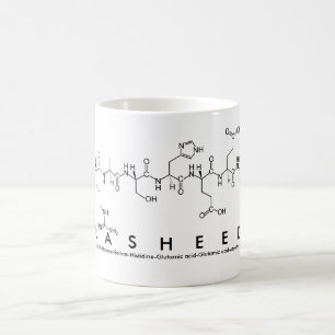 Rasheed peptide name mug