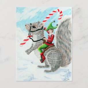 Rasing Cane Christmas Holiday Postcard