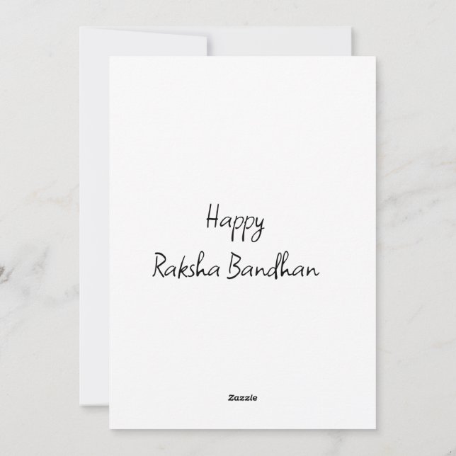Raskha Bandhan Holiday Card (Back)