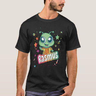 RASMUS - Cute Boy Name with cute Alien T-Shirt