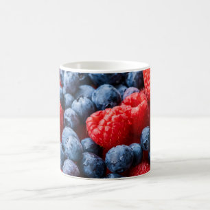 Raspberries and Blueberries Coffee Mug