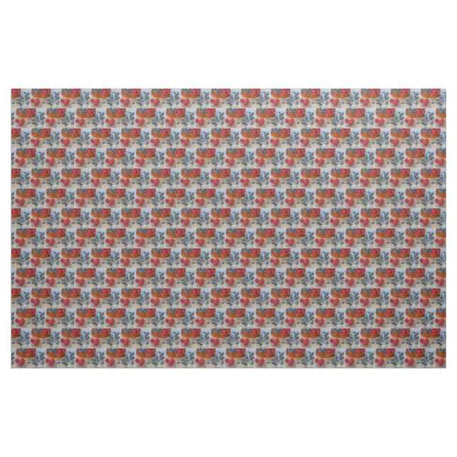 Raspberries and Blueberries Fabric (Yard)