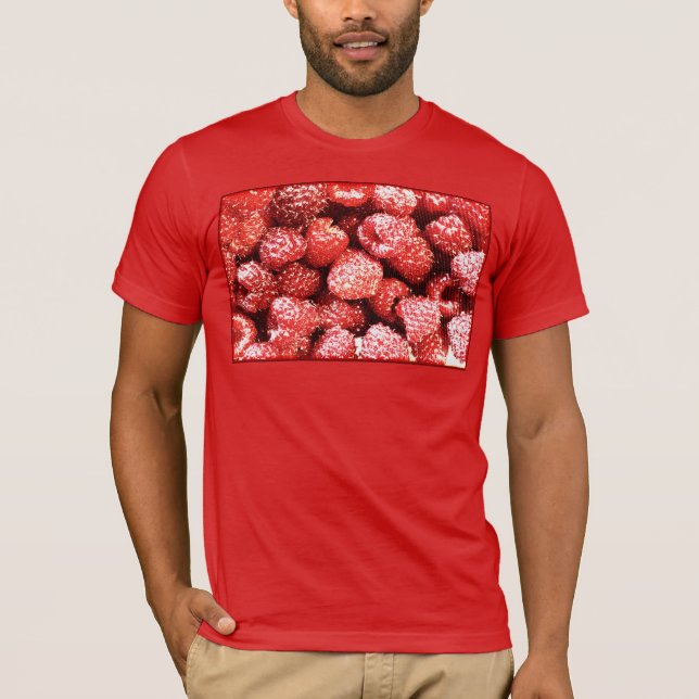 "Raspberries Fruit" Cute Photo. Buy Now T-Shirt (Front)