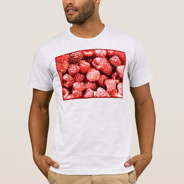 "Raspberries Fruit" Cute Photo. Buy Now T-Shirt (Front)
