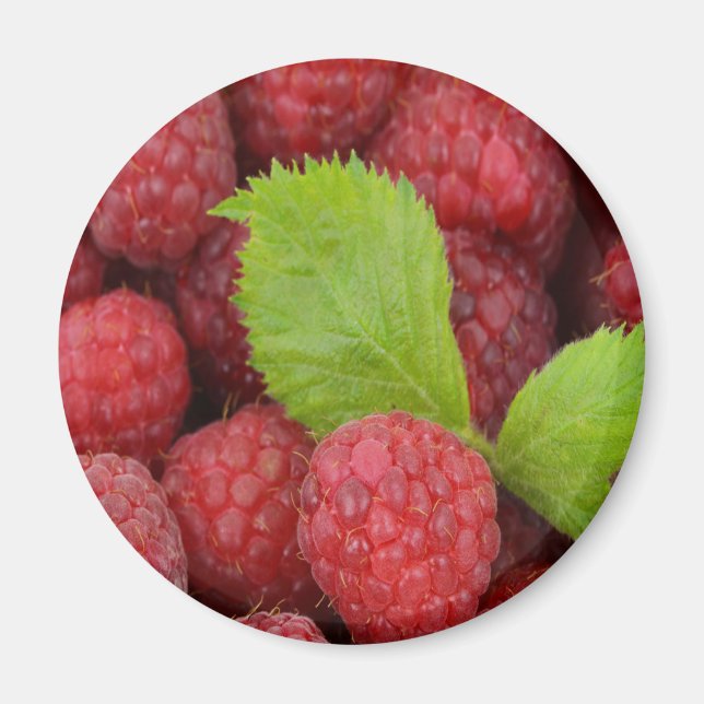 Raspberries Magnet (Front)