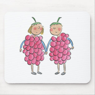 Raspberries Mouse Pad