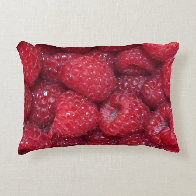 Raspberries Pillow (Front)